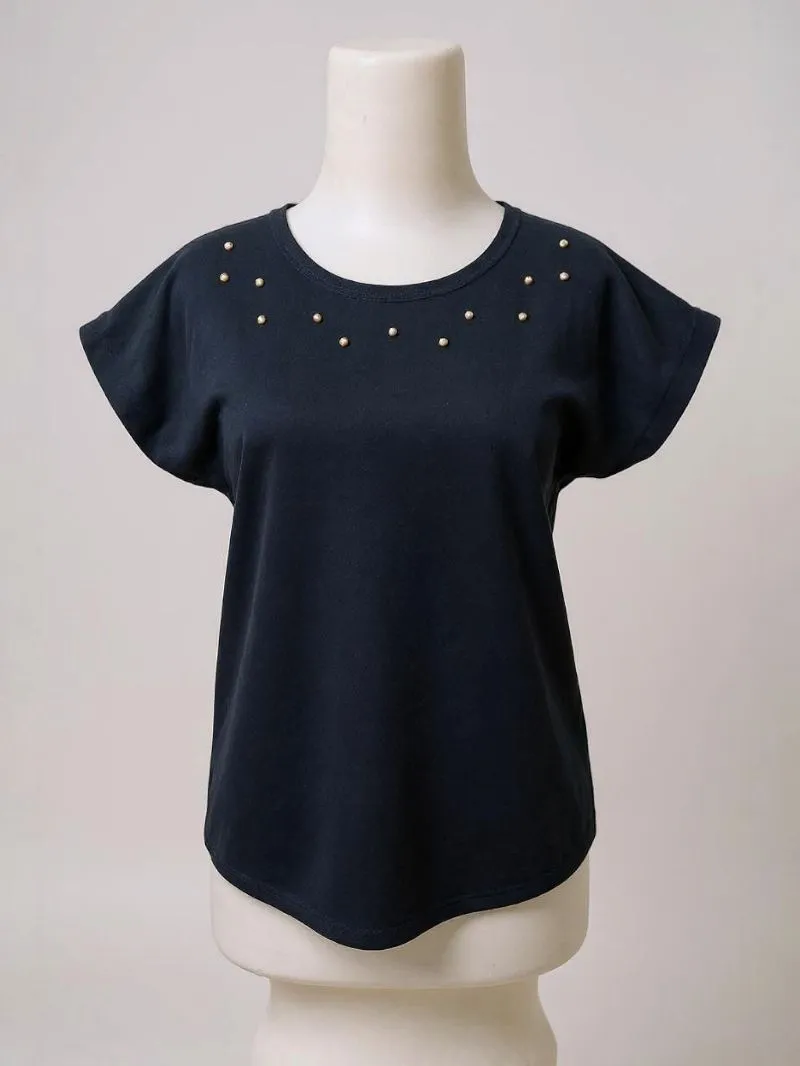 Black Top Atasan Blouse Kaos Wanita photo 1