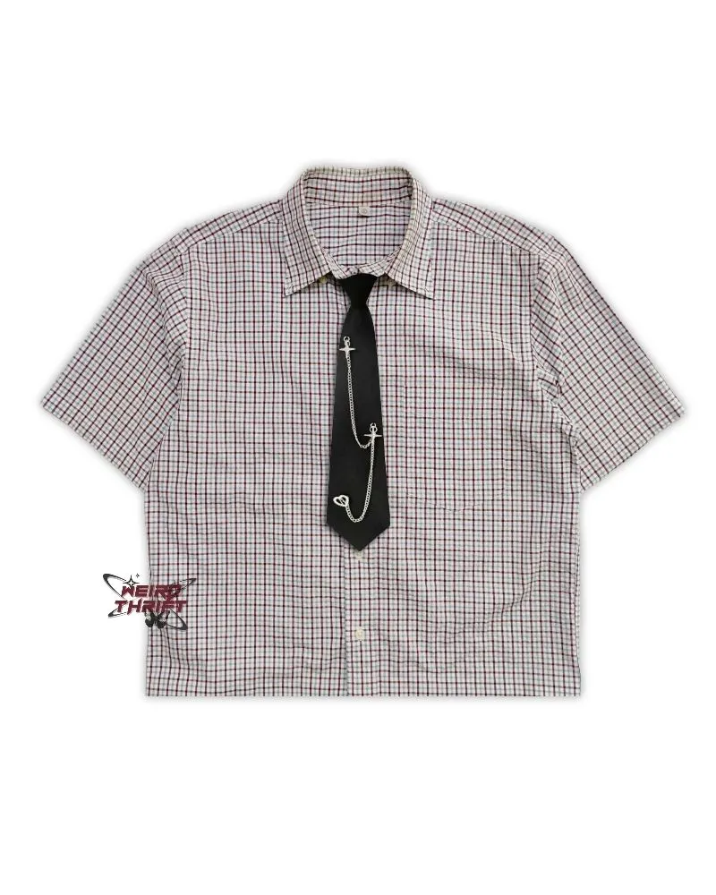 Kemeja Boxy Skena Y2K Streetwear photo 1