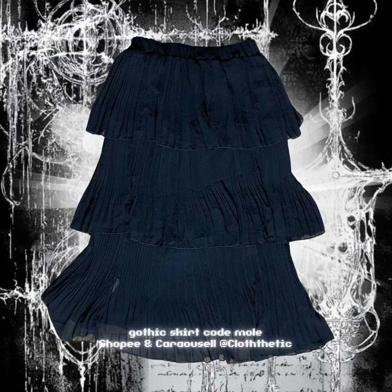 gothic skirt aestethic photo 1