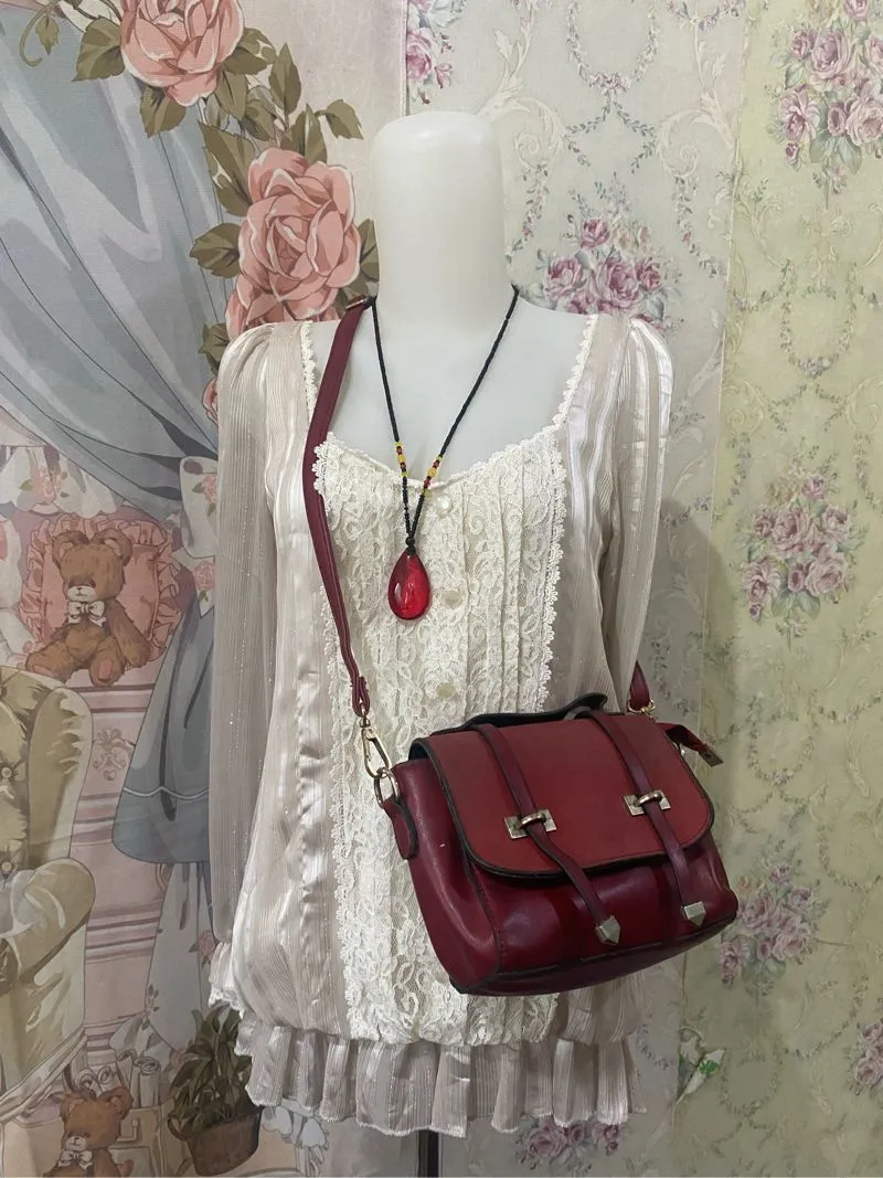 Maroon Mini Sling Bag photo 1