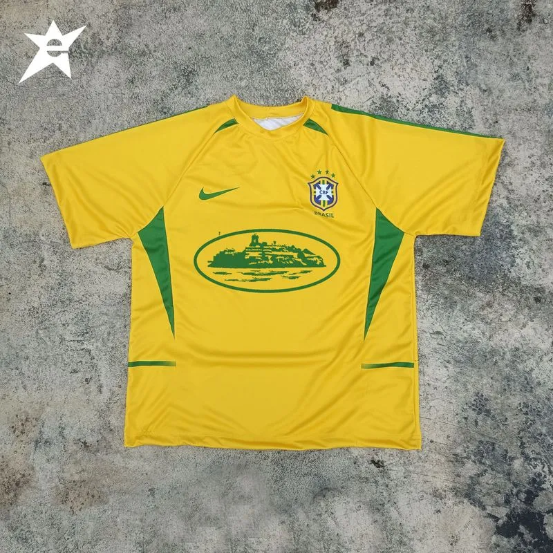 Corteiz Casual T-shirt Pria yellow photo 1