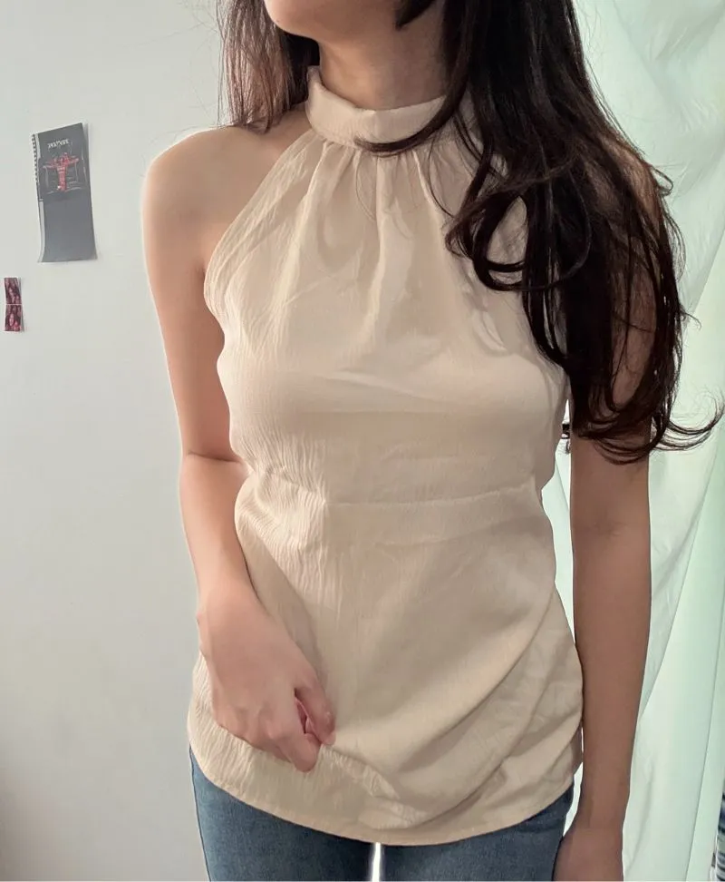 BRONZEBEHAVIOUR Halter Blouse (M) photo 1