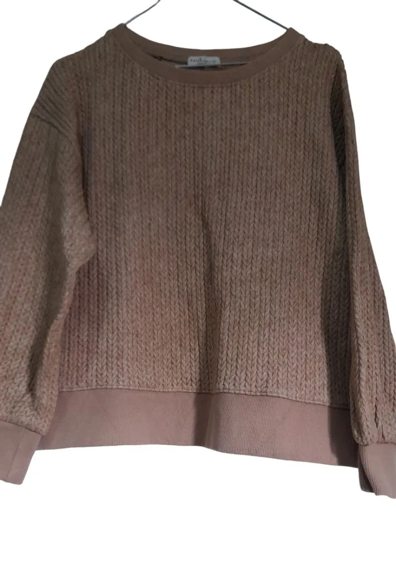SWEATER KNIT KEPANG EARTH photo 1