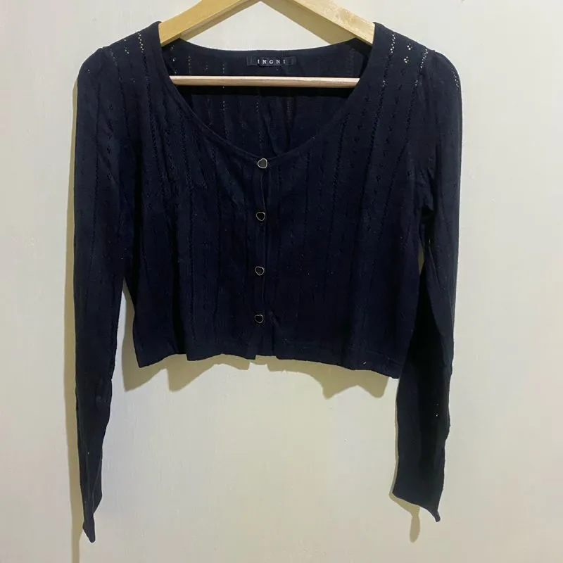 Ingni knit crop cardigan photo 1