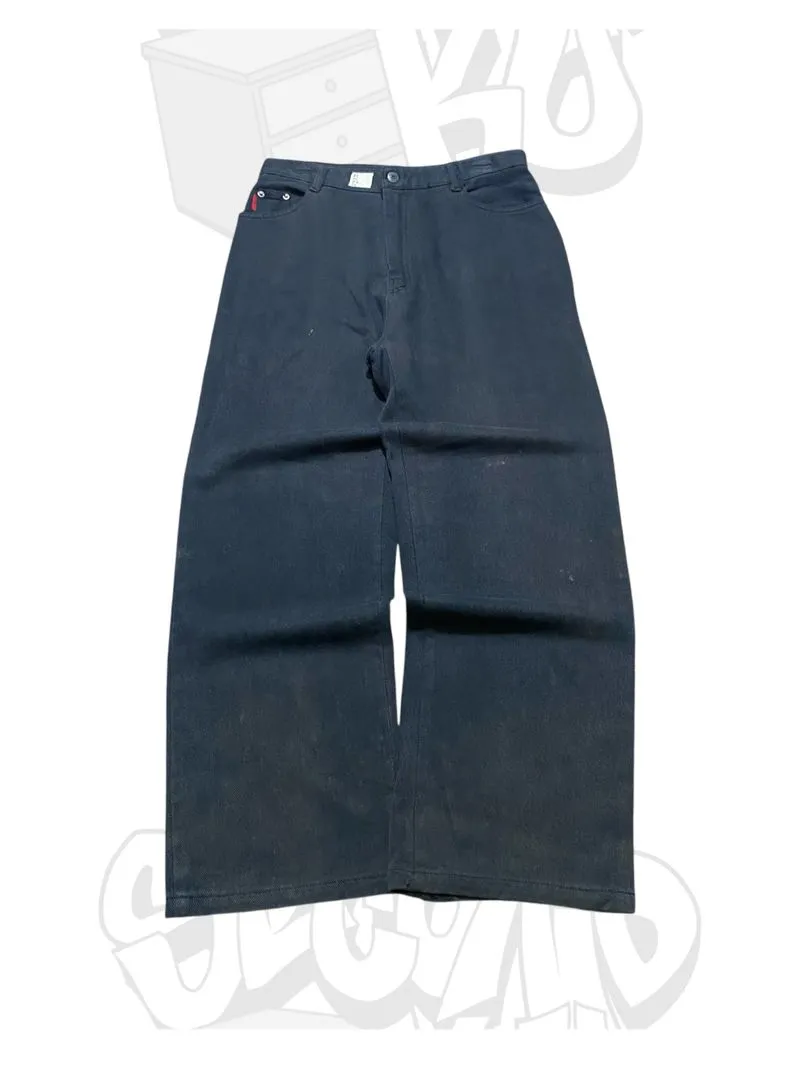BAGGY JEANS b N GREEN VINTAGE photo 1