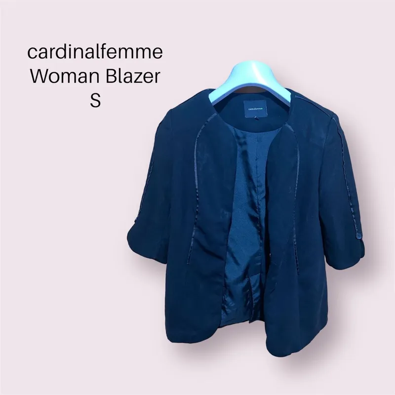 Luxury Casual Blazer Wanita black photo 1