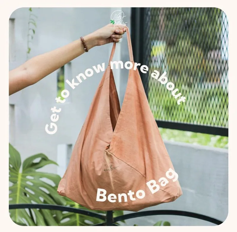 Minimalist Casual Tote bag Wanita tan brown photo 1