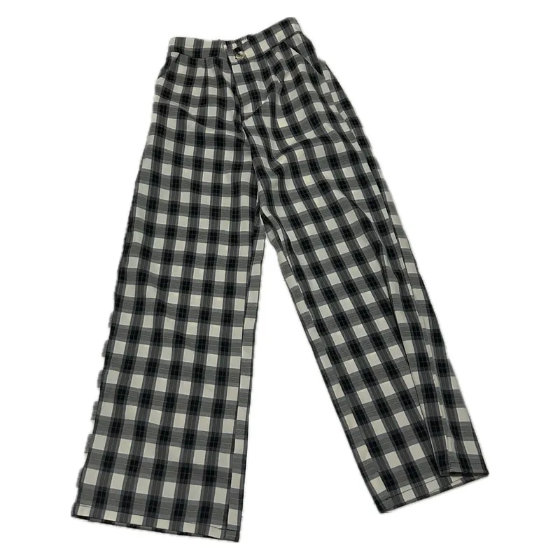 Casual Casual trouser Wanita white black photo 1