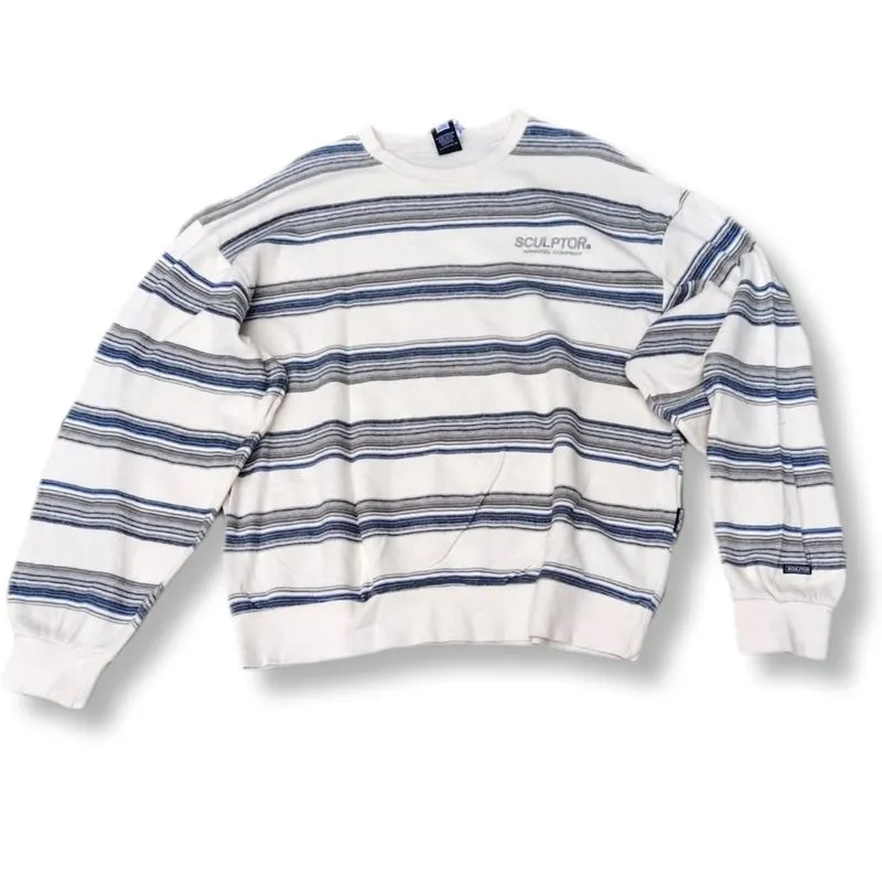 Sculptor Streetwear Sweater Pria white photo 1