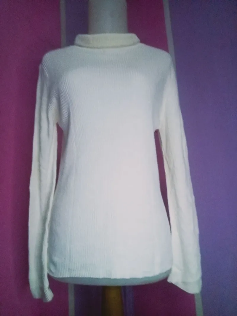 Luxury Sweatshirt Wanita cream photo 1