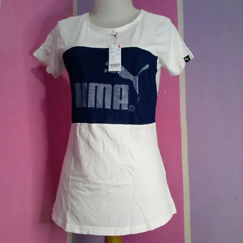 Puma Vintage T-shirt Wanita white photo 1