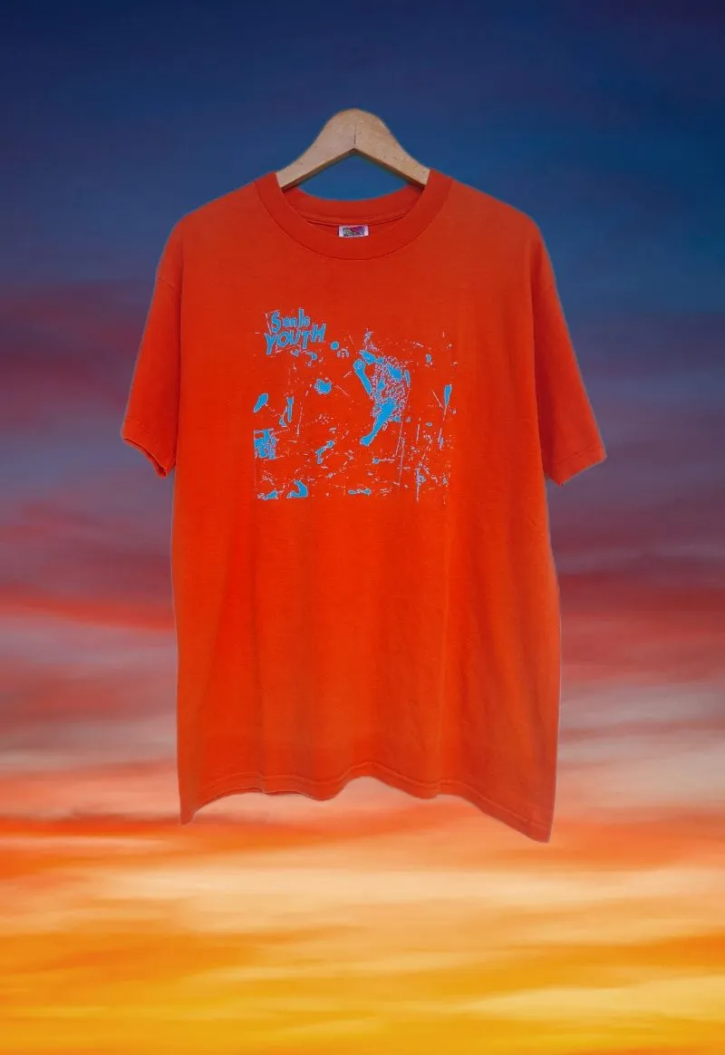 Fruit of the Loom Grunge Vintage T-shirt Pria orange photo 1