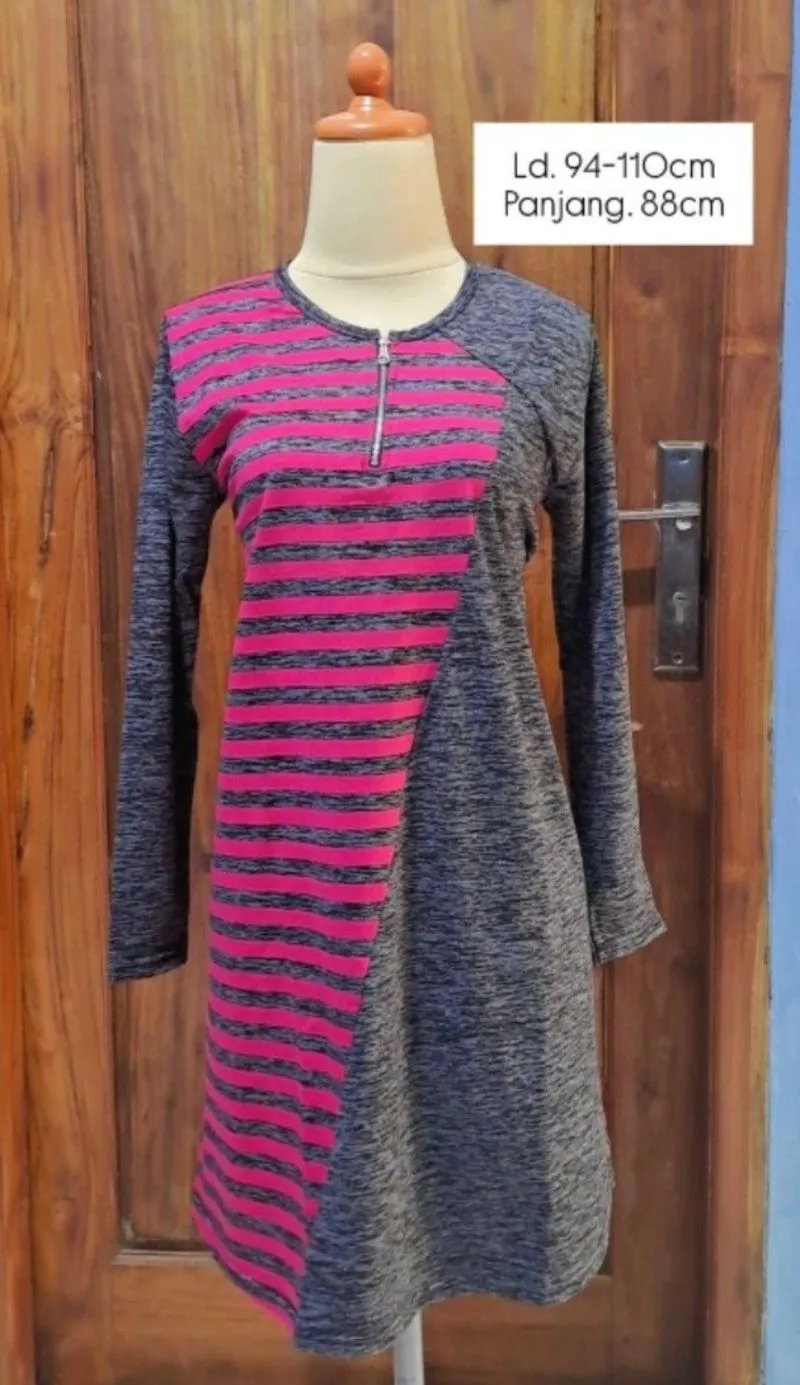 Dress katun size L photo 1