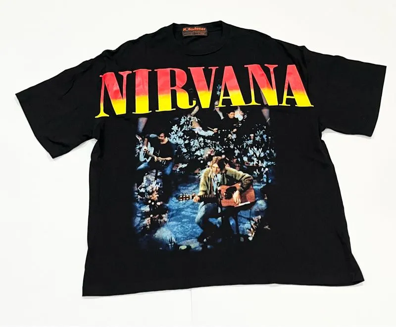 Kaos Oversize Nirvana Hitam photo 1