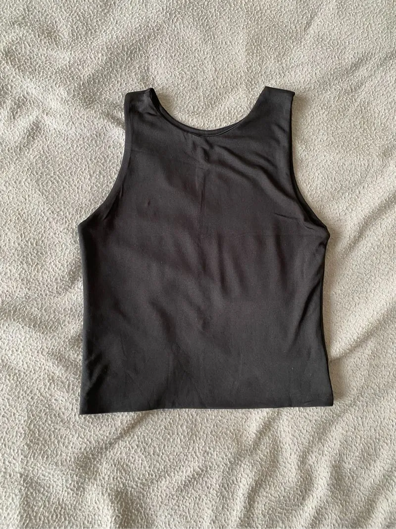 Tank top black hitam photo 1