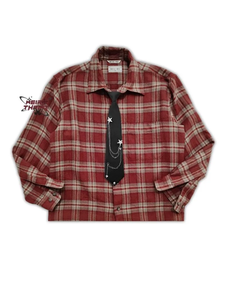 Kemeja Boxy Long Sleeve Skena photo 1
