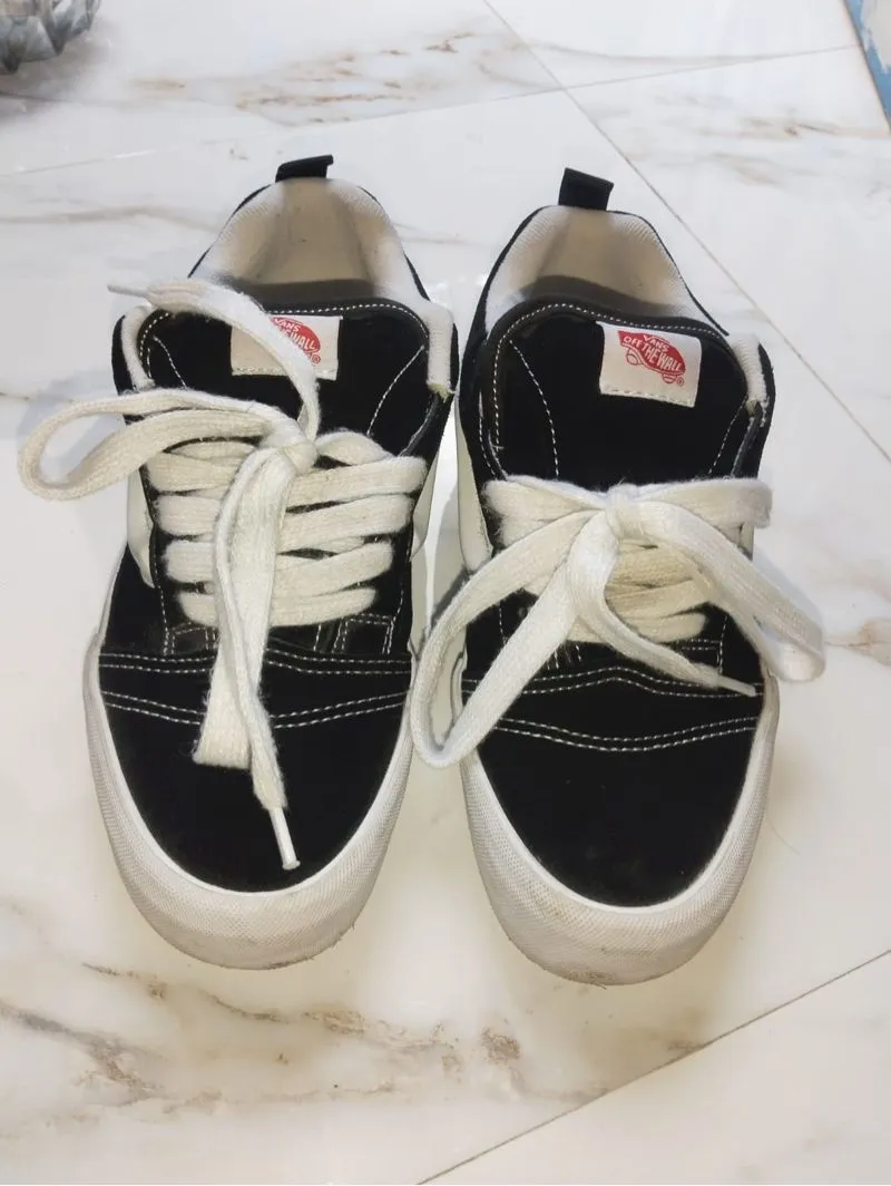 Vans knu skool Black white  photo 1