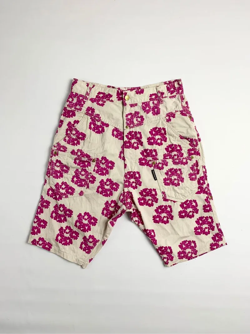 Y2k Mercibeaucoup Short Pants With Flower Graphic photo 1