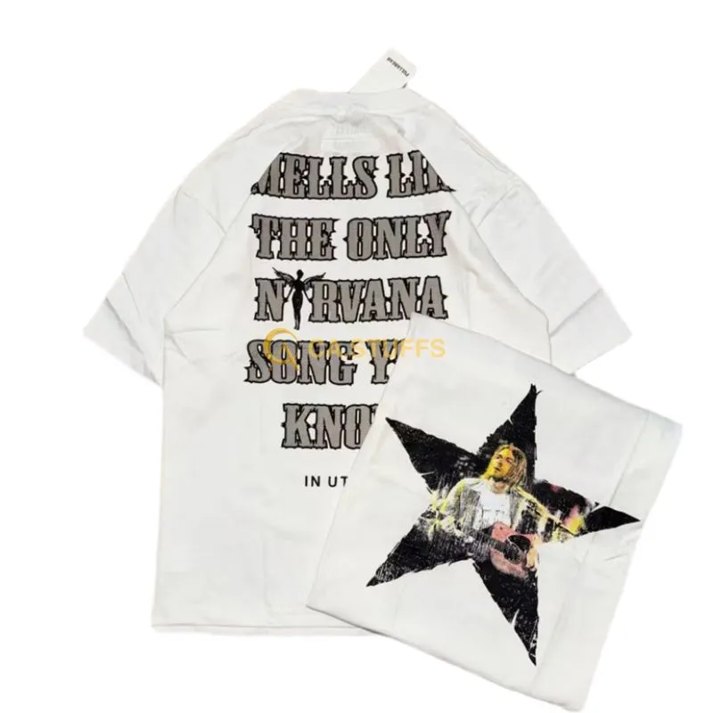 Kaos Band Merch Pull & Bear Kurt Cobain Nirvana (Unisex) NET photo 1