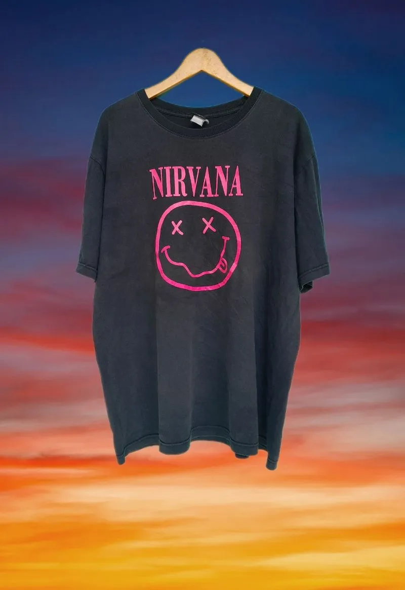 Made in USA Grunge Vintage T-shirt Pria black photo 1
