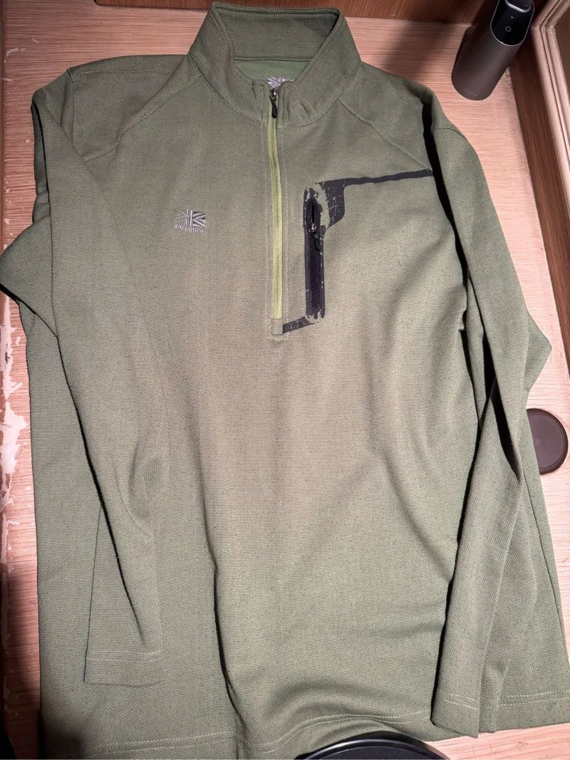 Kaos Outdoor Karrimor Baselayer Ijo Hiking Trekking Kaos Ola photo 1