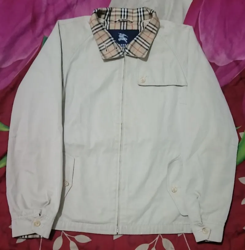 Jaket Harrington Casual Burberry London Cream photo 1