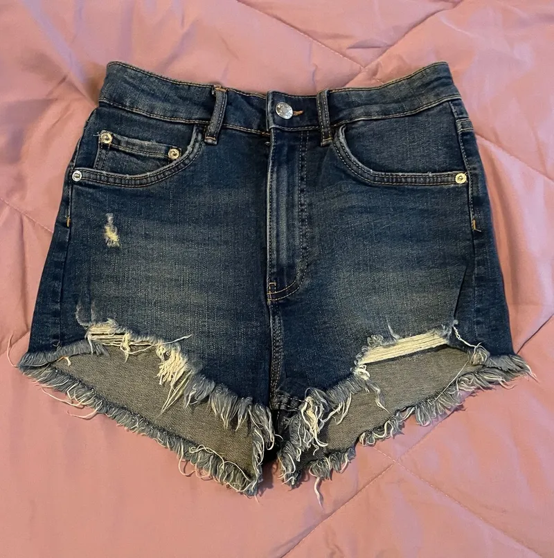 ZARA Casual Short Wanita blue photo 1