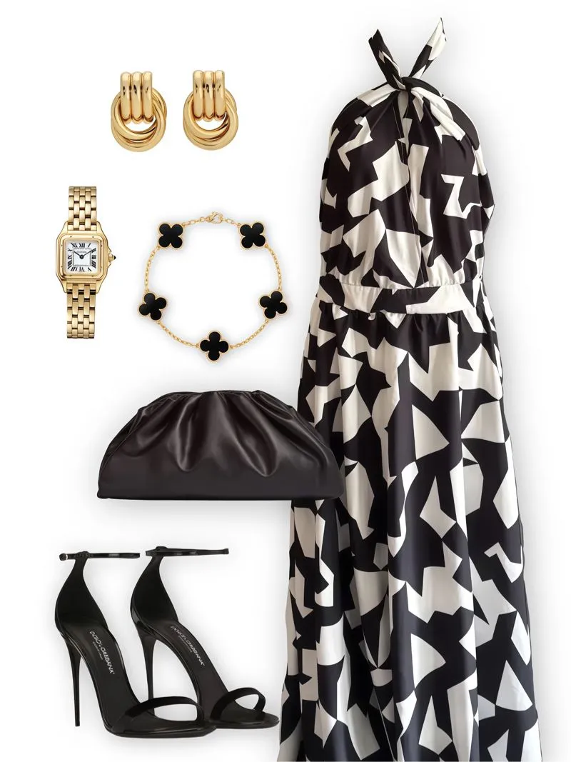 halter neck long dress  photo 1