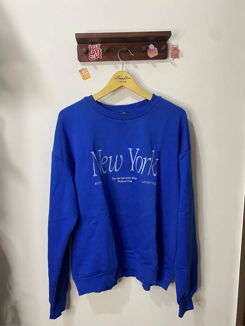 STRADIVARIUS CREWNECK NAVY photo 1