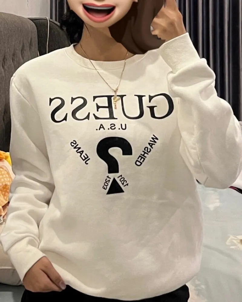 Guess white big logo  photo 1