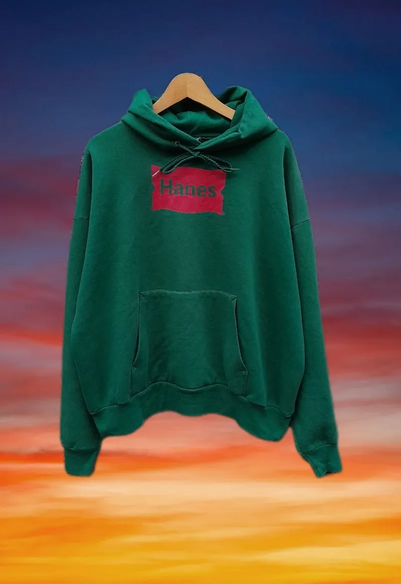 Hanes Vintage Skater Hoody Pria green photo 1
