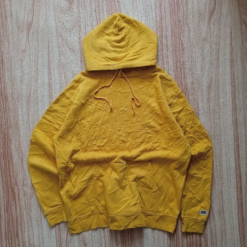 Hoodie Vintage FOTL Fruit Of The Loom Yellow photo 1