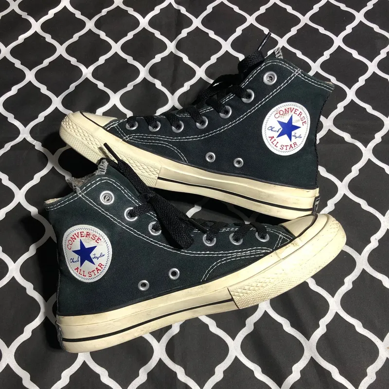 Converse Casual Sneakers Wanita white black photo 1
