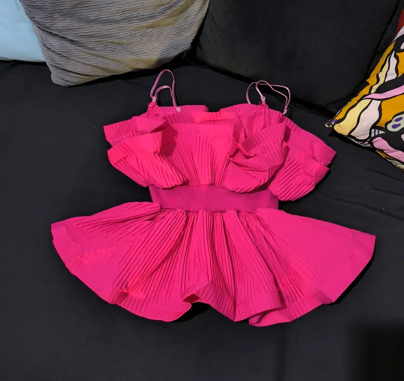Luxury Avant Garde Blouse Wanita pink photo 1