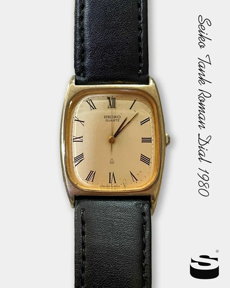 Seiko Tank Roman Dial 1980’s photo 1