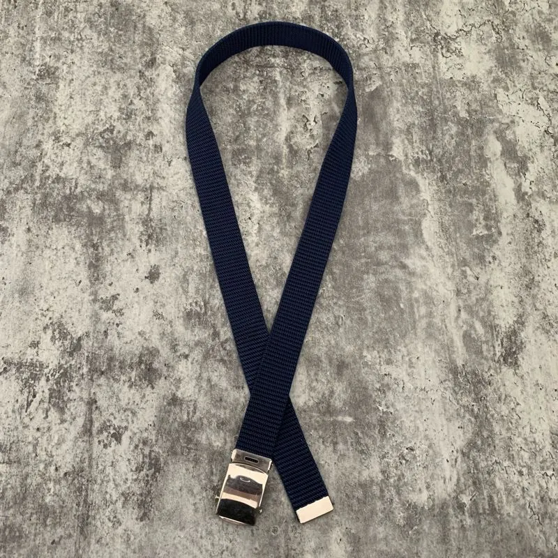 Canvas belt dark navy photo 1