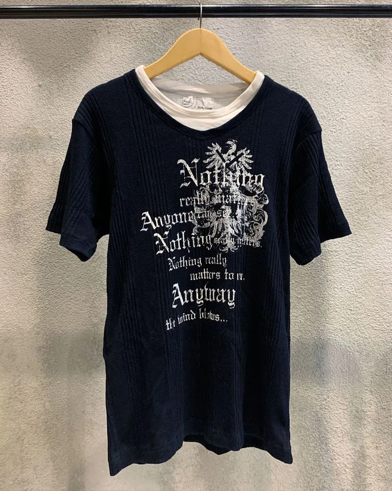 Y2k 31040=homme Gothic Grunge Tshirt photo 1