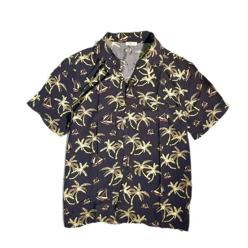 L’AFFAIR Korean Brand Hawaiian Rayon Pattern Shirt photo 1
