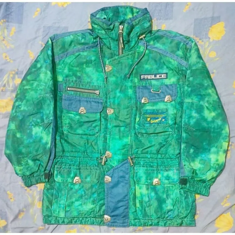 Jaket Vintage Racing Snowboard Fablice Green photo 1