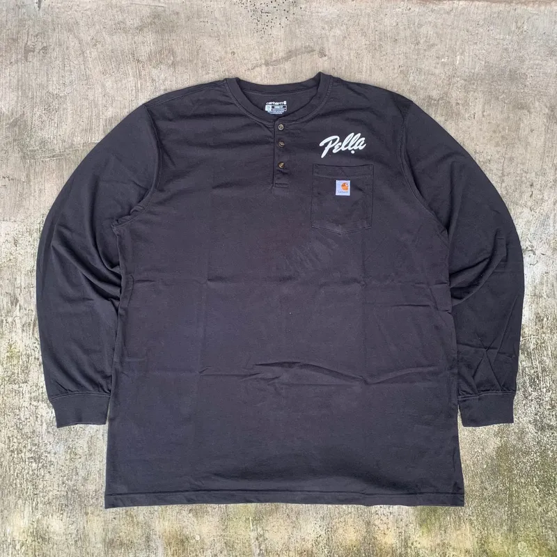Carhartt pocket tee TK0128-M long sleve work shirt original photo 1