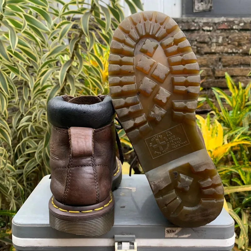 Brown Dr Martens Japan House Martens 101 DARK BROWN CRAZY HORSE