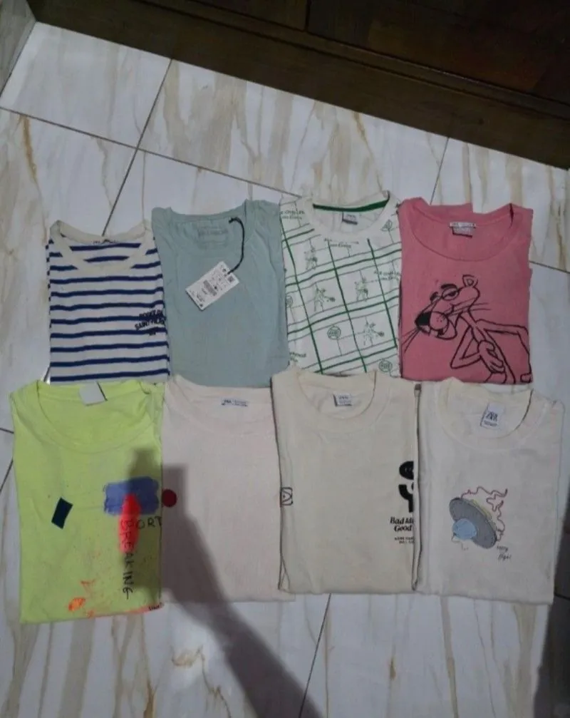 LAPAK Z  ZARA PAKETAN KAOS T SHIRT ORIGINAL ASAL JADI DUIT photo 1