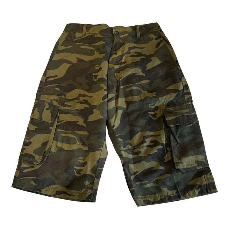 Cargo Pants Army Y2k Jorts Pants Celana Cargo Army photo 1
