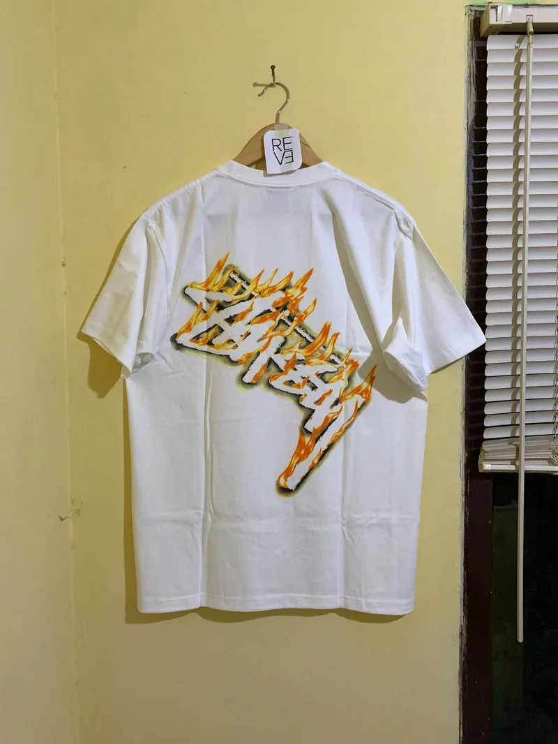 Stussy Streetwear T-shirt Pria white photo 1