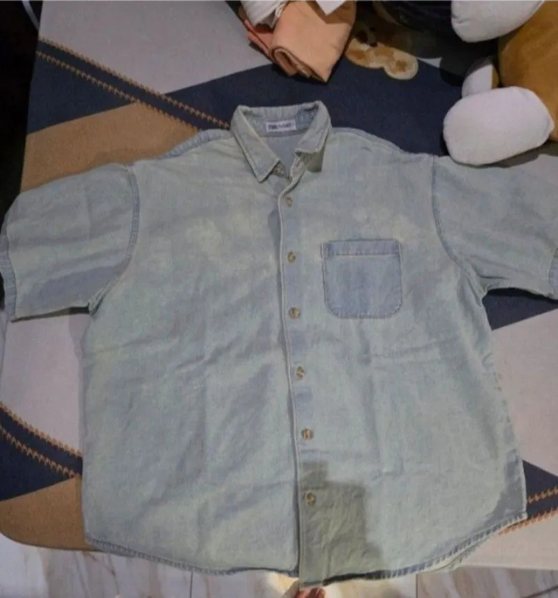 LAPAK I ZARA KEMEJA DENIM ORIGINAL ASAL JADI DUIT photo 1