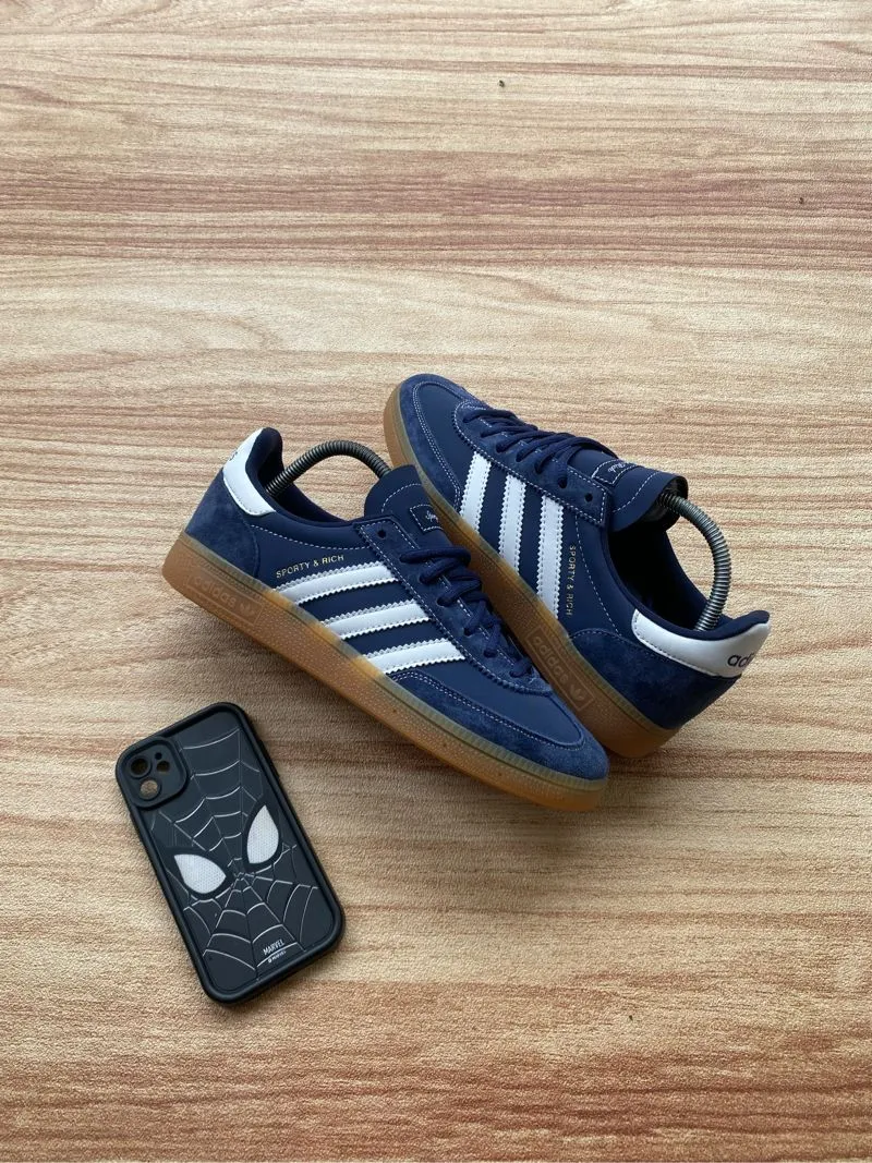 Adidas Casual Sneakers Pria white blue photo 1