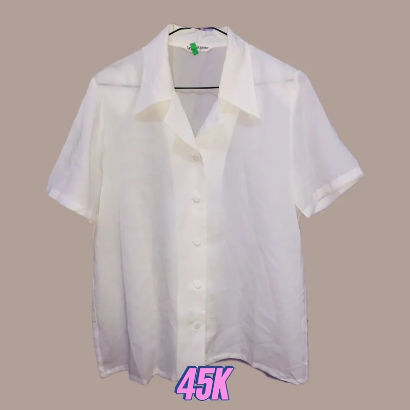Casual Shirt Wanita white photo 1