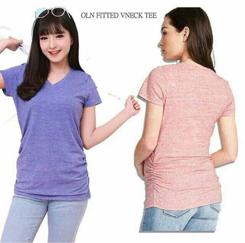 OLD NAVY FITTED VNECK T-SHIRT (NEW+TAG) photo 1