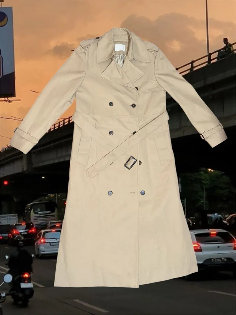 Blossom H Company The Trench Coat Beige Super Long photo 1