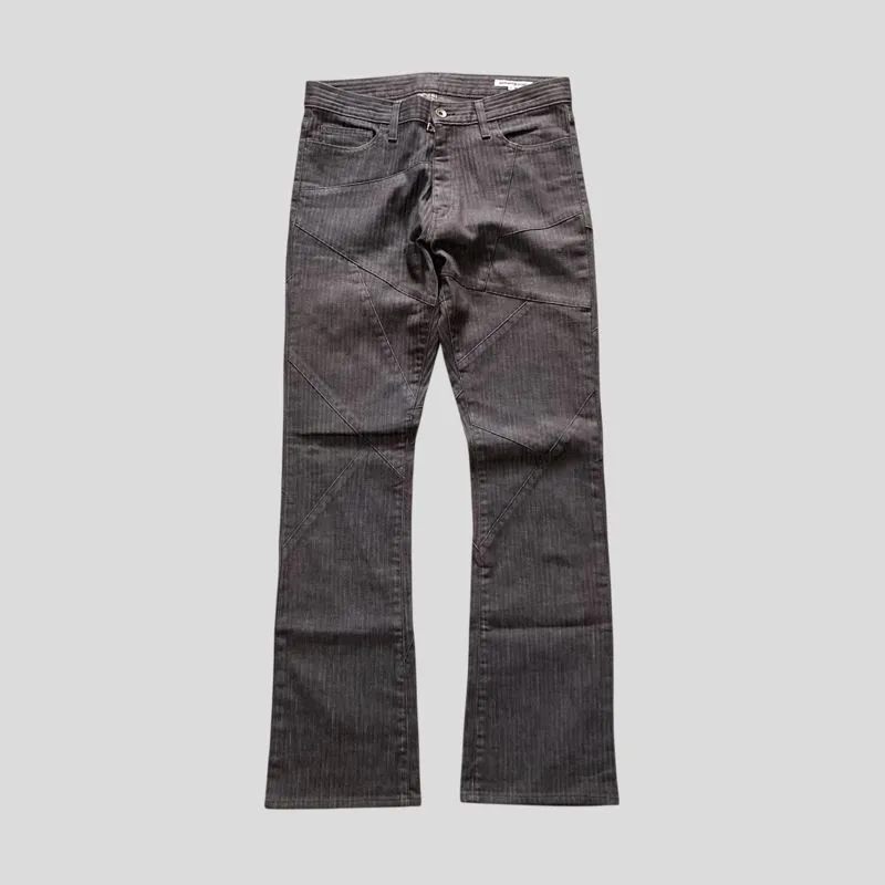 Semanticdesign bootcut flare denim jeans grey photo 1